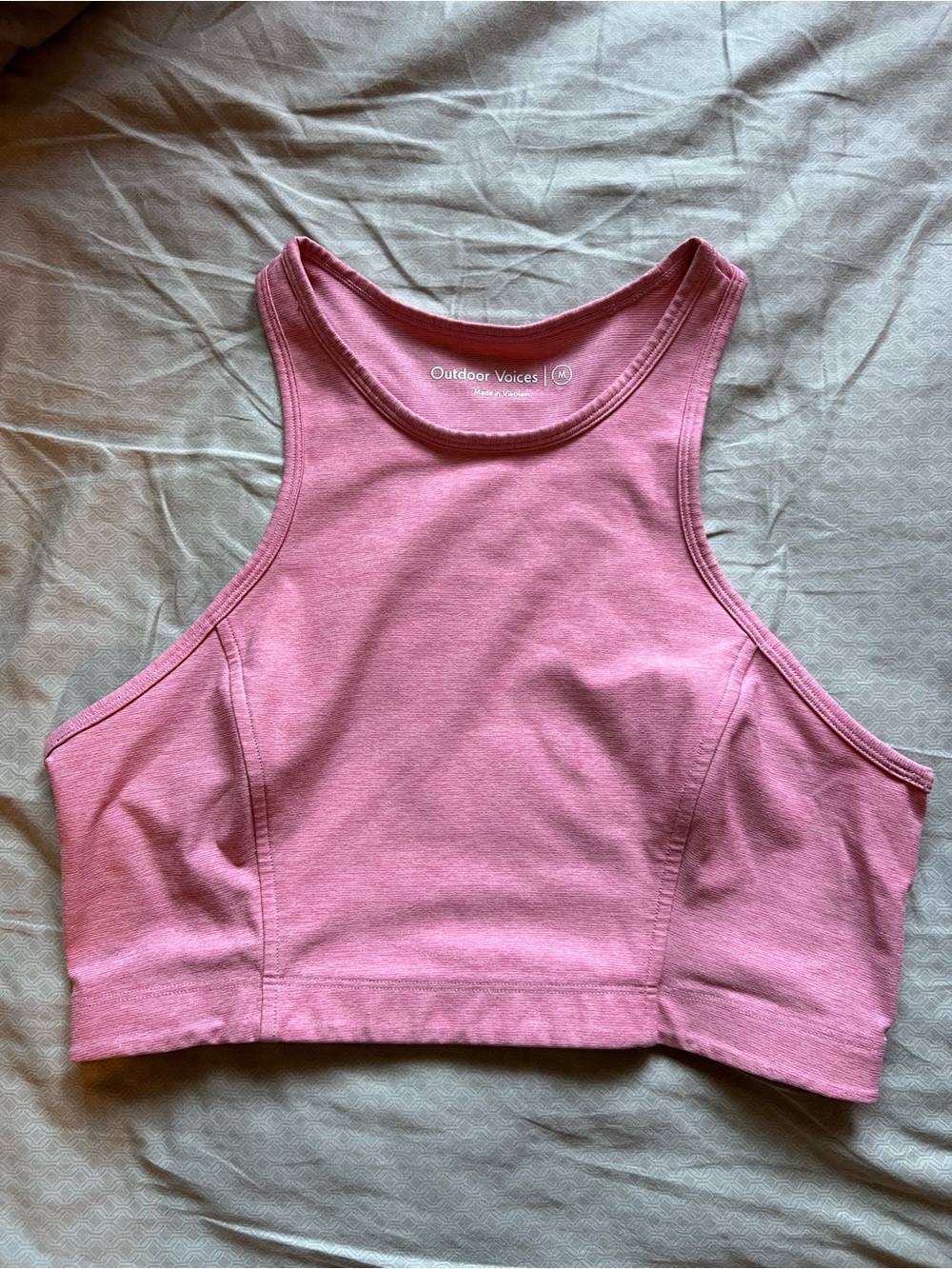 Outdoor Voices Pink Athena Sports Bra